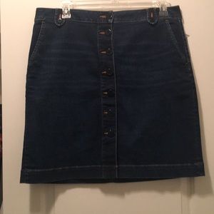 Talbots jeans skirt